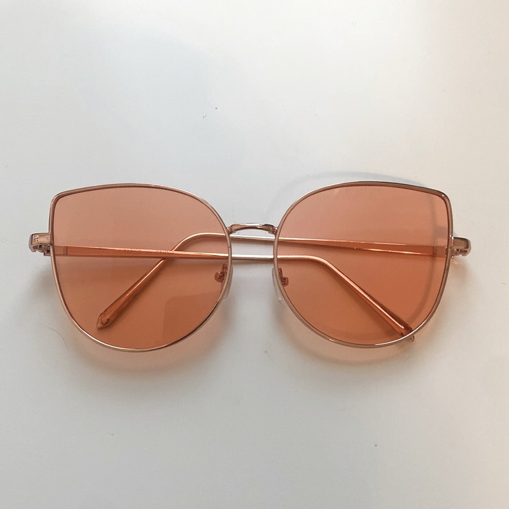 Peach Colored Sunglasses